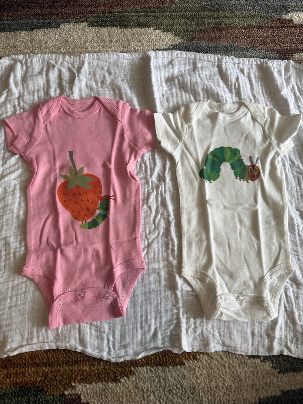 NWT Pink & WHITE THE HUNGRY CATERPILLAR ONSIES